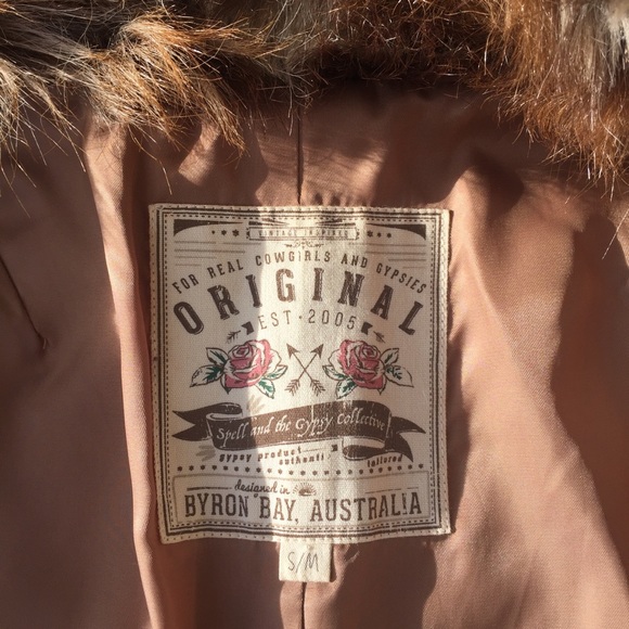 🌿 Spell Nomad Flaux Fur Jacket • Size S/M - Picture 9 of 15